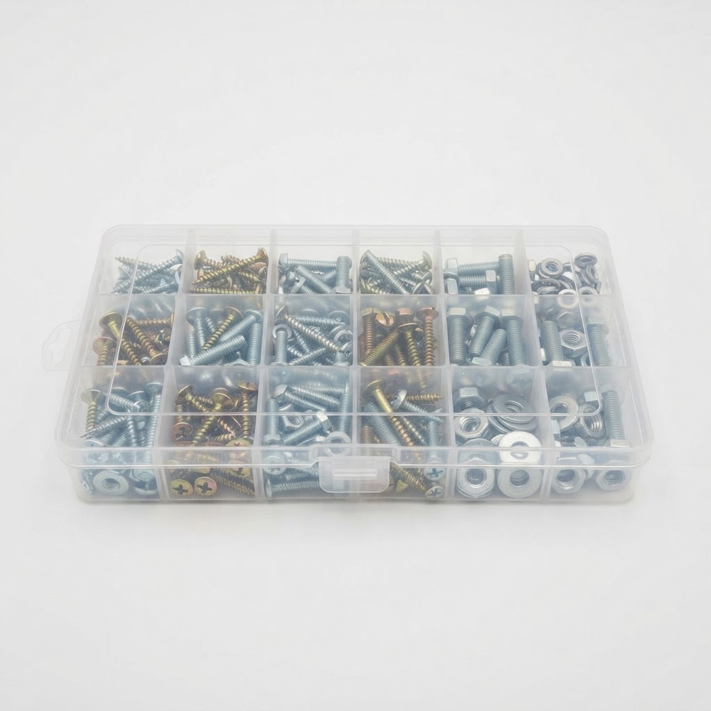 Tornillos y bulones surtidos (caja x500)
